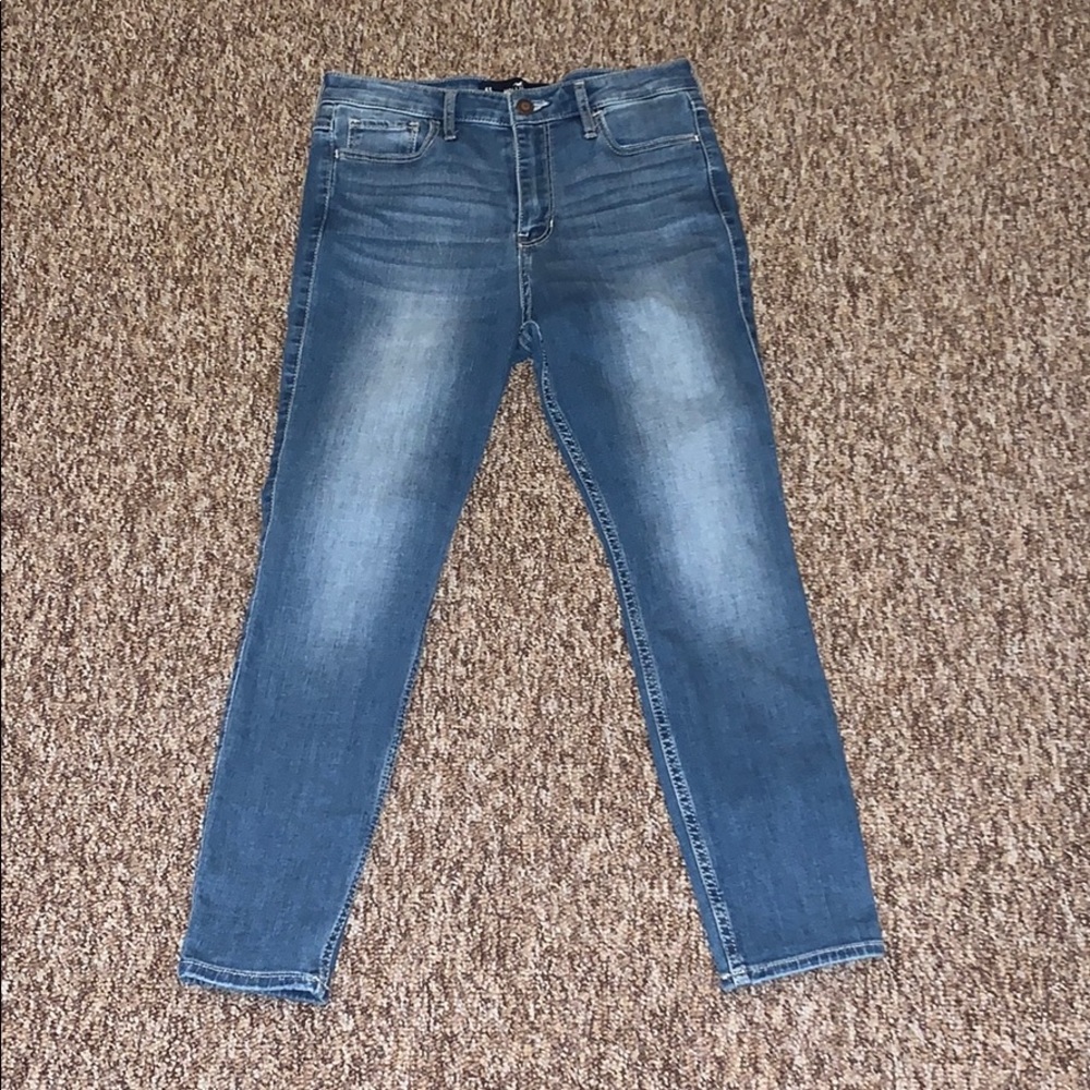 High-Rise Crop Super Skinny